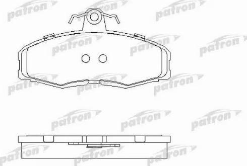 Patron PBP275 - Гальмівні колодки, дискові гальма autocars.com.ua