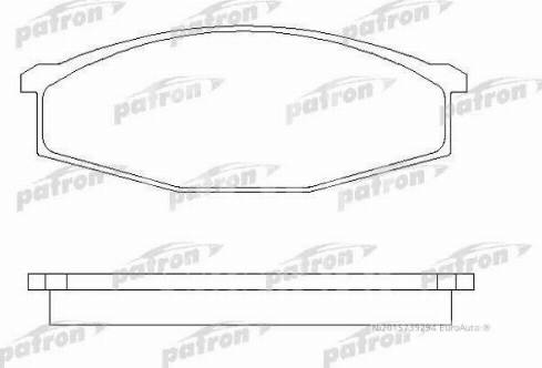 Patron PBP321 - Гальмівні колодки, дискові гальма autocars.com.ua