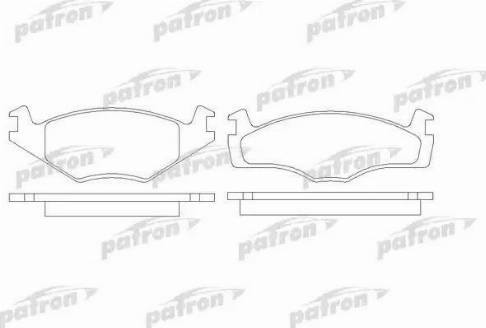 Patron PBP419 - Тормозные колодки, дисковые, комплект avtokuzovplus.com.ua