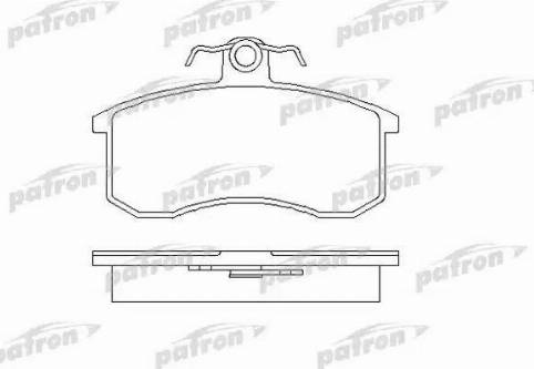 Patron PBP527 - Тормозные колодки, дисковые, комплект avtokuzovplus.com.ua