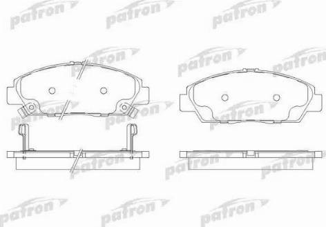 Patron PBP904 - Гальмівні колодки, дискові гальма autocars.com.ua