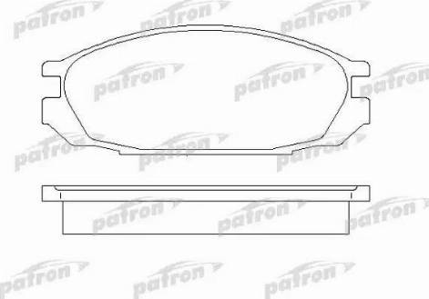 Patron PBP937 - Гальмівні колодки, дискові гальма autocars.com.ua