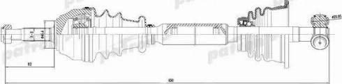 Patron PDS0048 - Приводной вал avtokuzovplus.com.ua