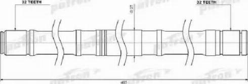 Patron PDS0447 - Приводний вал autocars.com.ua