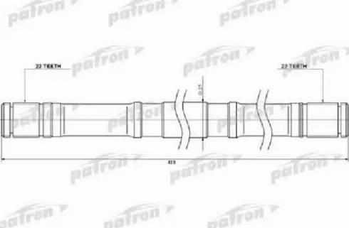 Patron PDS0450 - Приводний вал autocars.com.ua