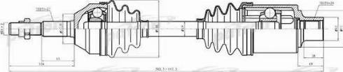 Patron PDS0619 - Приводной вал avtokuzovplus.com.ua