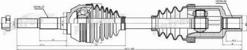Patron PDS1507 - Приводний вал autocars.com.ua