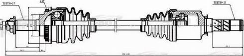 Patron PDS5528 - Приводний вал autocars.com.ua