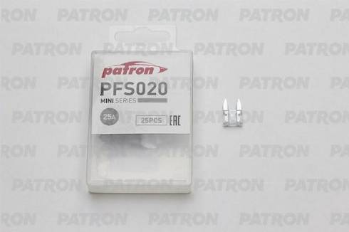 Patron PFS020 - Запобіжник autocars.com.ua