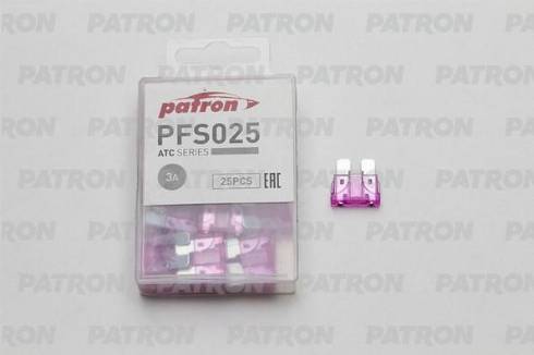 Patron PFS025 - Запобіжник autocars.com.ua