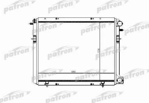 Patron PRS3199 - Радиатор, охлаждение двигателя autodnr.net