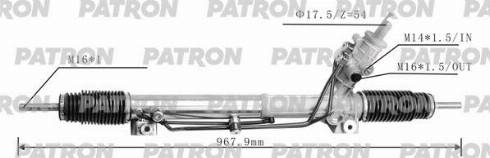 Patron PSG3007 - Рулевой механизм, рейка avtokuzovplus.com.ua