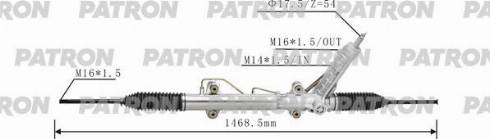 Patron PSG3022 - Рульовий механізм, рейка autocars.com.ua