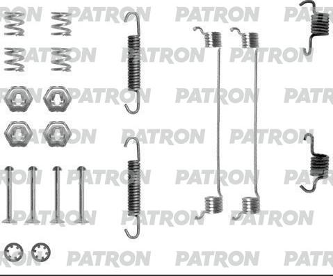 Patron PSRK0037 - Комплектующие, барабанный тормозной механизм avtokuzovplus.com.ua