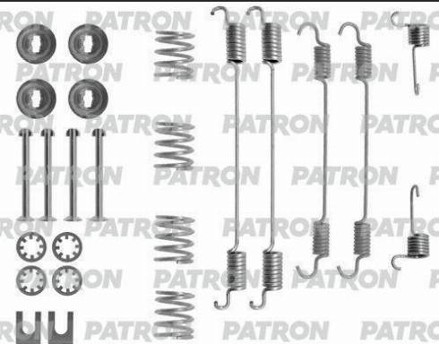 Patron PSRK0061 - Комплектующие, барабанный тормозной механизм avtokuzovplus.com.ua