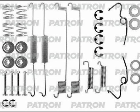 Patron PSRK0084 - Комплектуючі, барабанний гальмівний механізм autocars.com.ua