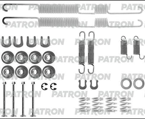 Patron PSRK0169 - Комплектуючі, барабанний гальмівний механізм autocars.com.ua