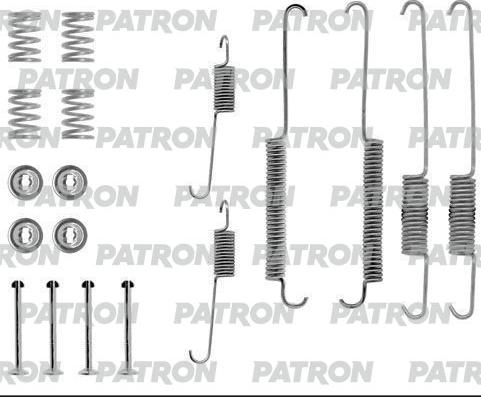 Patron PSRK0182 - Комплектуючі, барабанний гальмівний механізм autocars.com.ua