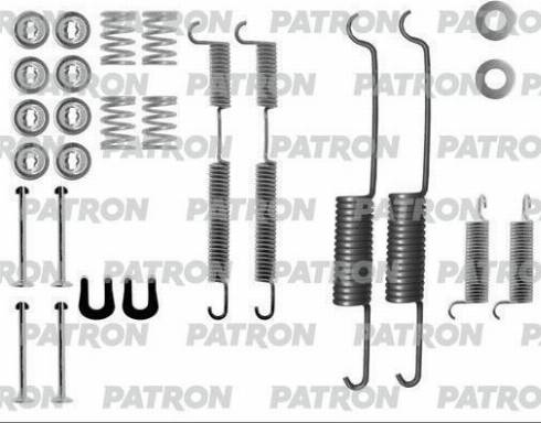 Patron PSRK0187 - Комплектующие, барабанный тормозной механизм avtokuzovplus.com.ua