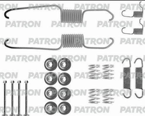 Patron PSRK0188 - Комплектующие, барабанный тормозной механизм avtokuzovplus.com.ua