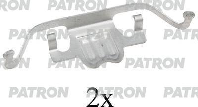Patron PSRK1021 - Комплектующие для колодок дискового тормоза avtokuzovplus.com.ua