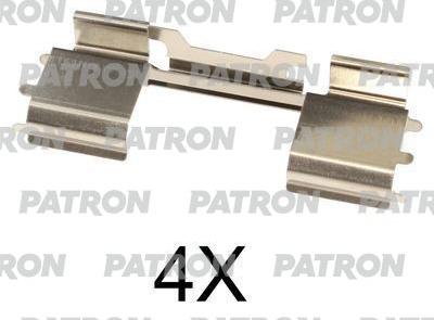 Patron PSRK1111 - Комплектуючі, колодки дискового гальма autocars.com.ua