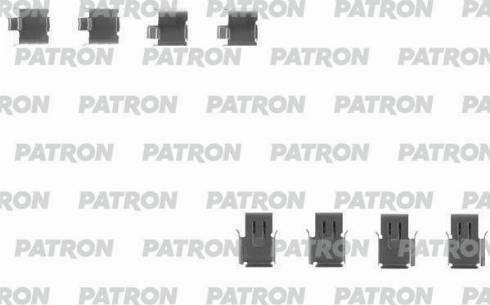Patron PSRK1213 - Комплектующие, колодки дискового тормоза autodnr.net