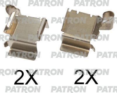 Patron PSRK1251 - Комплектуючі, колодки дискового гальма autocars.com.ua