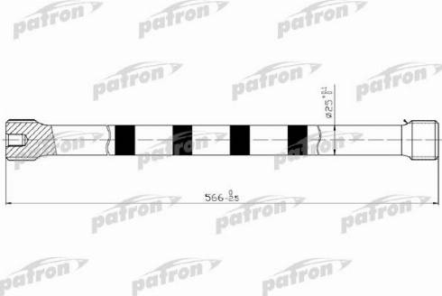 Patron PTB1002 - Шпилька, торсион avtokuzovplus.com.ua