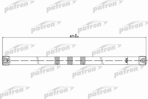 Patron PTB1006 - Шпилька, торсіон autocars.com.ua