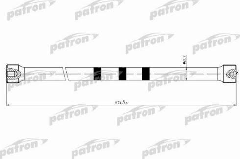 Patron PTB1010 - Шпилька, торсіон autocars.com.ua