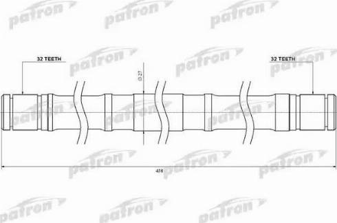 Patron SR20RH - Приводний вал autocars.com.ua