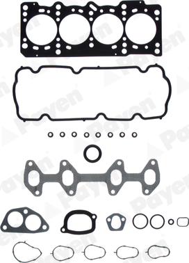 Payen CE5240 - Комплект прокладок, головка циліндра autocars.com.ua
