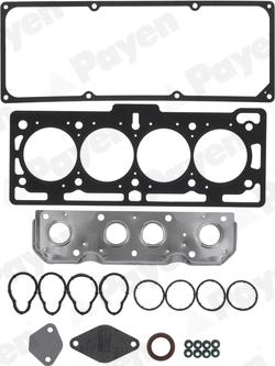 Payen CH5170 - Комплект прокладок, головка циліндра autocars.com.ua