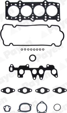 Payen DP660 - Комплект прокладок, головка циліндра autocars.com.ua
