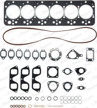 Payen DV712 - Комплект прокладок, головка циліндра autocars.com.ua