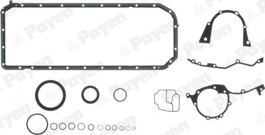 Payen EW802 - Комплект прокладок, блок-картер двигуна autocars.com.ua