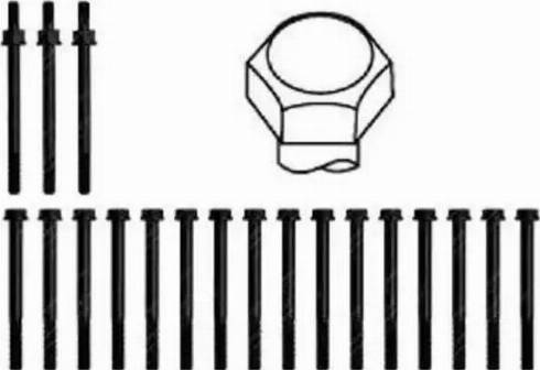 Payen HBS286 - Комплект болтів головки циліндрів autocars.com.ua