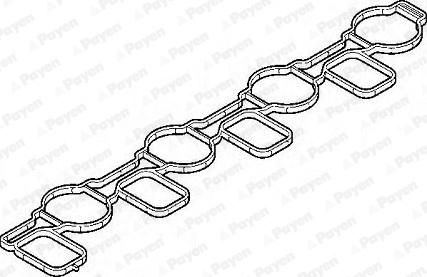 Payen JD6067 - Прокладка, впускний колектор autocars.com.ua