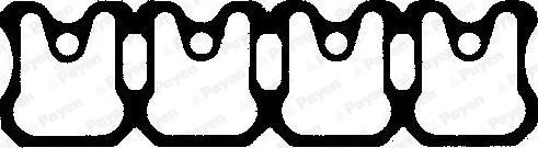 Payen JM7206 - Прокладка, кришка головки циліндра autocars.com.ua