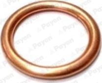 Payen PB907 - Уплотнительное кольцо, резьбовая пробка маслосливного отверстия autodnr.net