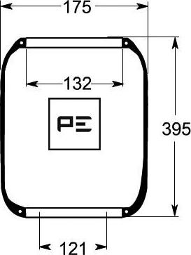 PE Automotive 084.280-71A - Кожух пневматической рессоры avtokuzovplus.com.ua