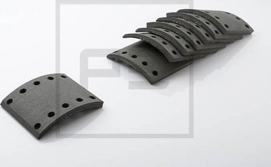 PE Automotive 086.136-00A - Гальмівні колодки, барабанне гальмо autocars.com.ua