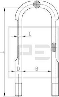 PE Automotive 125.011-10A - Драбина ресори autocars.com.ua