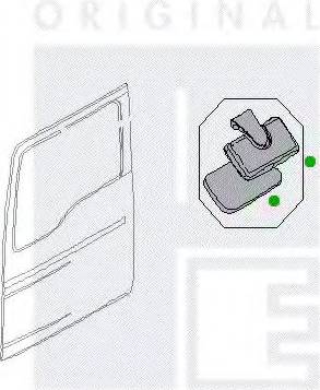 PE Automotive 2141-08814-0463-01 - Зеркало рампы avtokuzovplus.com.ua