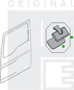 PE Automotive 2141-08814-0463-04 - Зеркало рампы avtokuzovplus.com.ua