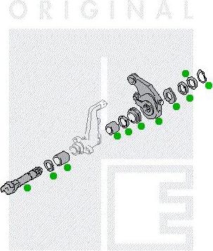 PE Automotive 2311-11442-0277-01 - Гальмівний вал autocars.com.ua