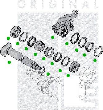 PE Automotive 2313-11442-0267-01 - Гальмівний вал autocars.com.ua