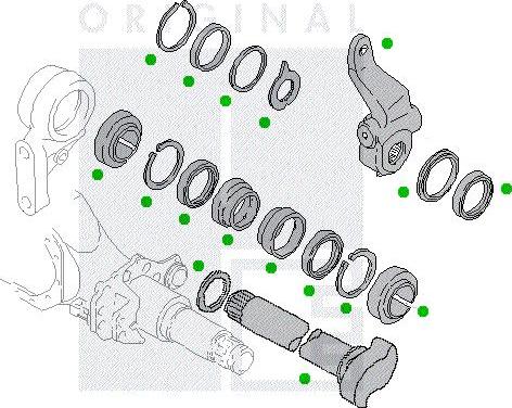 PE Automotive 2313-12320-0246-01 - Гальмівний вал autocars.com.ua