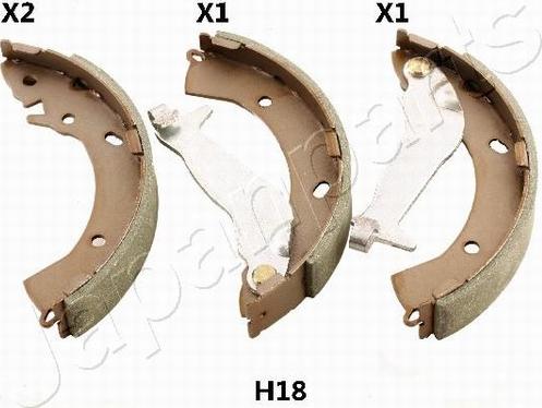 Pemebla JAPGF-H18AF - Комплект гальм, барабанний механізм autocars.com.ua